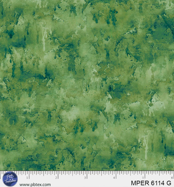 Green Meadow Perch MPER-6114-G Cotton 44”/45” Fabric Per Yard