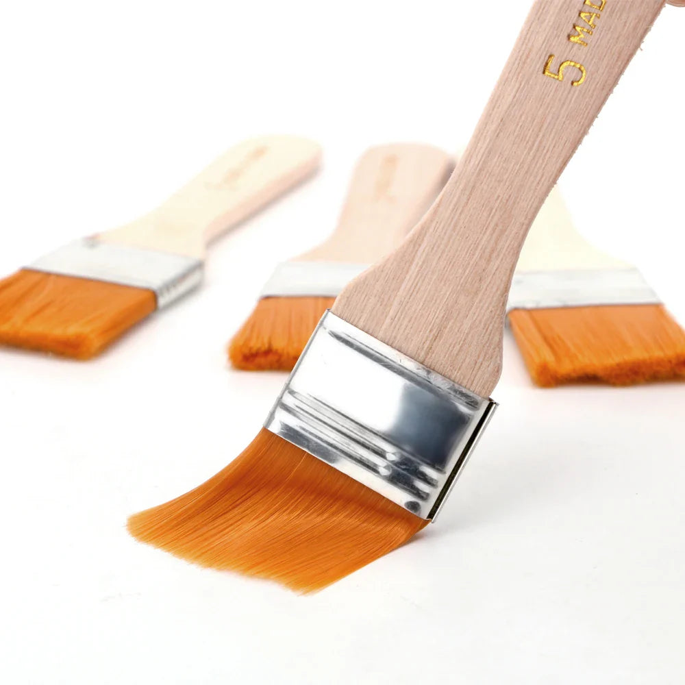 4PCS Paint Brush Set Nylon Hair for Acrylic Oil Watercolor