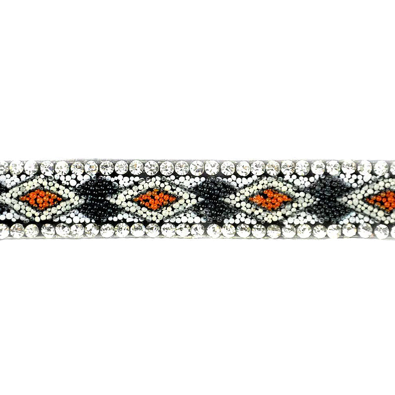 Iron-On Rhinestone Trim - 3/8" Width (5 Yard Roll) - BRSY-22