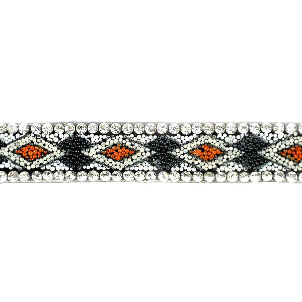 Iron-On Rhinestone Trim - 3/8" Width (5 Yard Roll) - BRSY-22