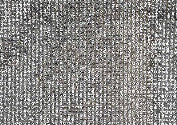 Iron-on Rhinestone Sheet - 15 3/4" x 9 1/2" - BRST-11-11 Silver