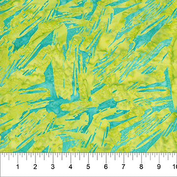 Light Green Brushstroke Celebration Cotton 44”/45” Fabric Per Yard