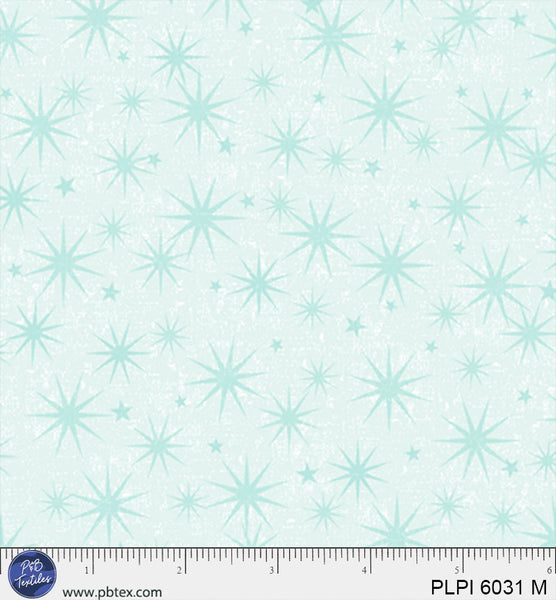 Light Starburst Bust Peace, Love, Pickleball Cotton 44”/45” Fabric Per Yard