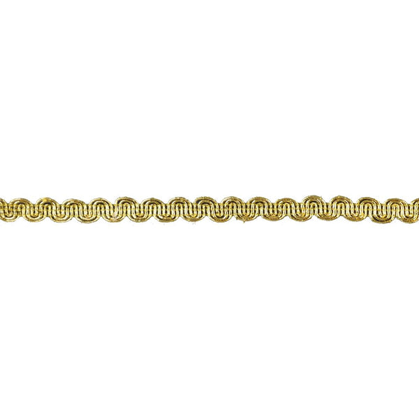 Metallic Gimp Trim - 1/2" Width (25 Yard Roll) - BG-2001-10 Gold