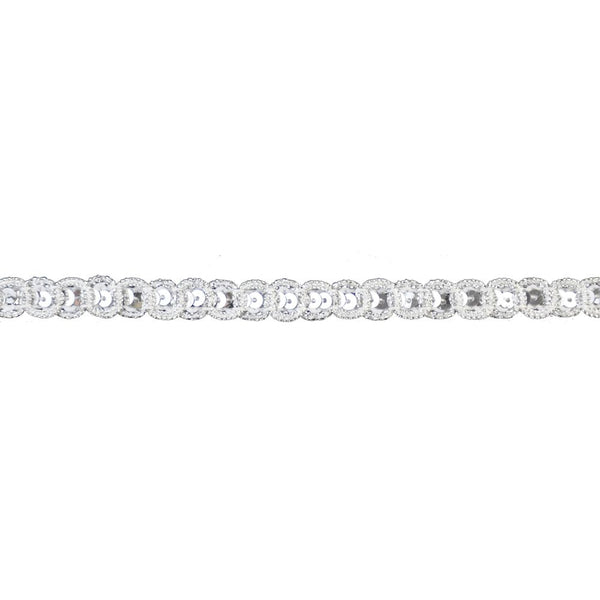 Metallic Gimp Trim - 5/8" Width (25 Yard Roll) - BG-2000-11 Silver