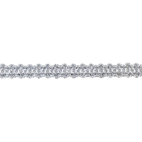 Metallic Gimp Trim - 5/8" Width (25 Yard Roll) - BG-2002-11 Silver