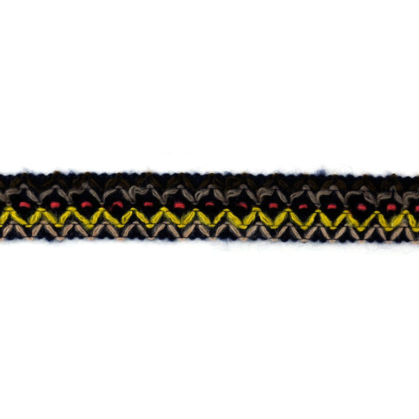 Mohair Woven Braid -1 1/4" Width (15 Yard Roll) - BR-749-05 Navy Blue