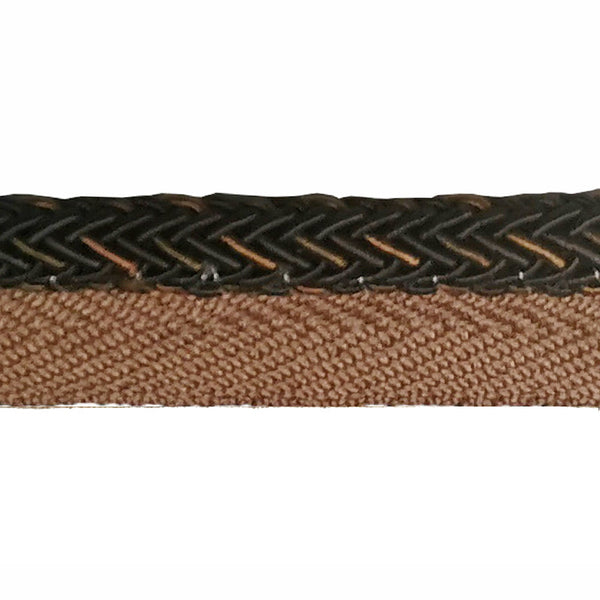 Mulberry Collection - 1/4" Width CORD WITH LIP (25 Yard Roll) - BC-10002-06 Brown