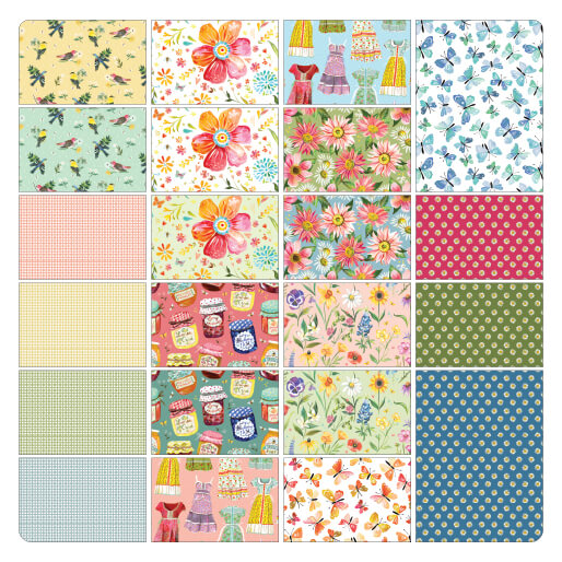 Multi A Prairie Heart Fat Quarters Bundle