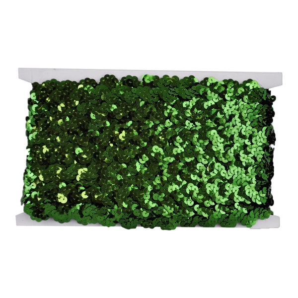 Non-Stretch Sequin Trim - 1/2" Width (25 Yard Roll) - BQ-304-25 Hunter Green