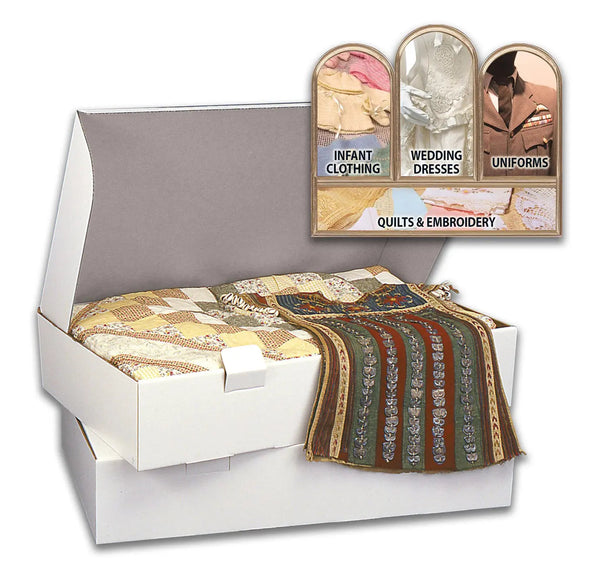 PROP-IT Acid Free Quilt/Textile Storage Box Large