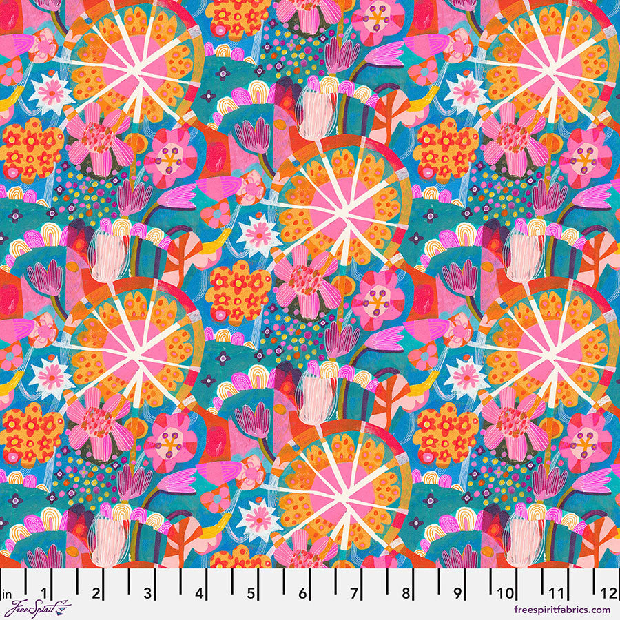 Multi Star Colori Cotton 44"/45" Fabric Per Yard