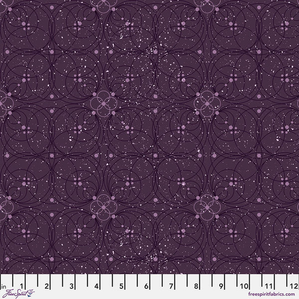 Enrapture by Giucy Giuce Flourish - Amethyst Cotton 44"/45" Fabric Per Yard