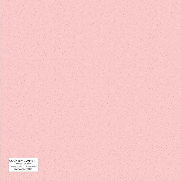 Pink Sweet Blush Cotton 44"/45" Fabric Per Yard