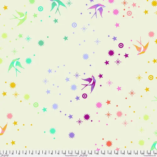 Natural Fairy Dust XL Cotton Candy Cotton Wideback Fabric per yard