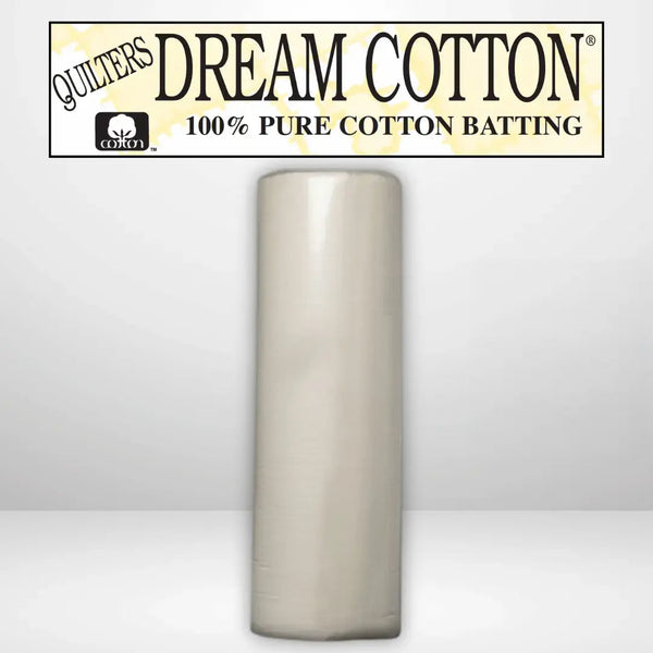 Quilters Dream Supreme Natural Cotton Batting Throw Roll - 60" x 30 yards -- AVAILABLE FOR PRE-ORDER - ROUGHLY 8 WEEKS