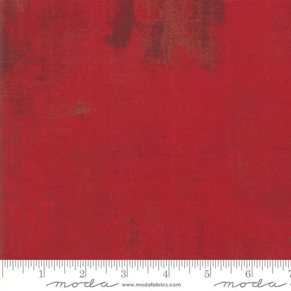 Red Grunge Basics Berry 44"/45" Per Yard