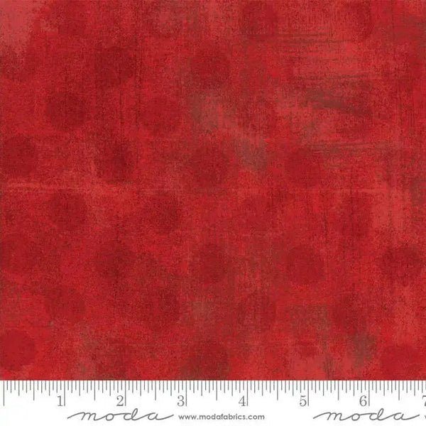 Red Hits The Spot Grunge Cotton Wideback Fabric Per Yard