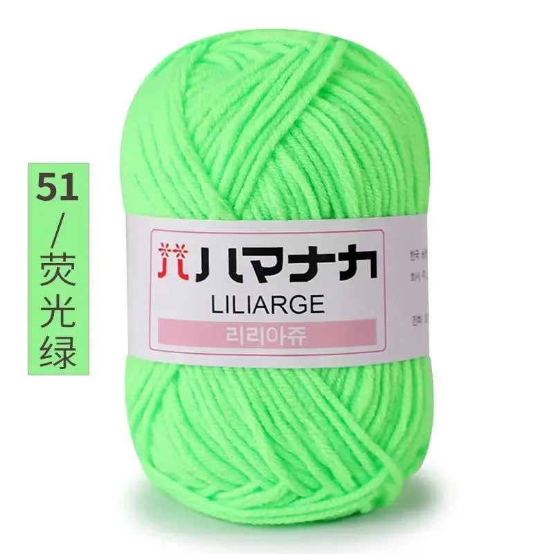 Soft Cotton Velvet Yarn Thick Knitting Crochet DIY Sweater