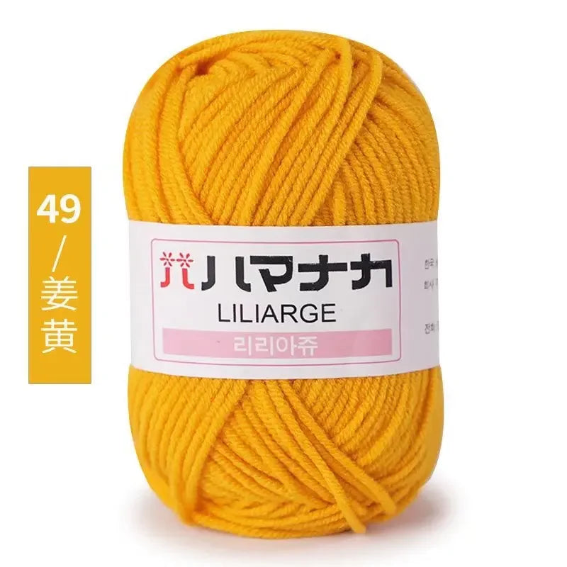 Soft Cotton Velvet Yarn Thick Knitting Crochet DIY Sweater