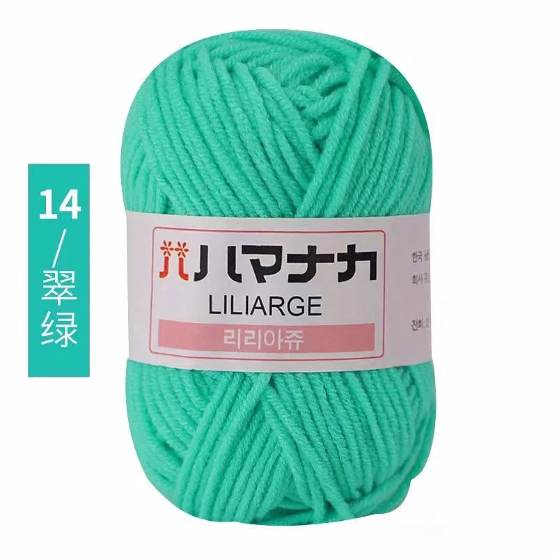 Soft Cotton Velvet Yarn Thick Knitting Crochet DIY Sweater