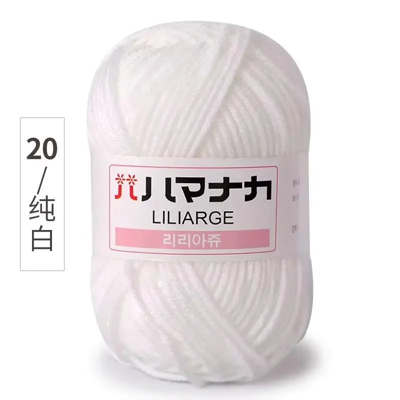 Soft Cotton Velvet Yarn Thick Knitting Crochet DIY Sweater