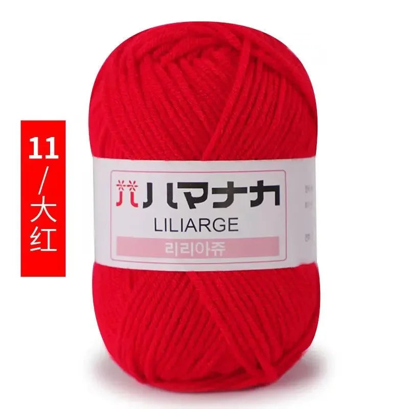 Soft Cotton Velvet Yarn Thick Knitting Crochet DIY Sweater
