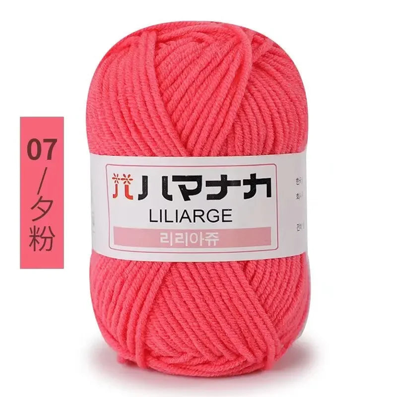Soft Cotton Velvet Yarn Thick Knitting Crochet DIY Sweater