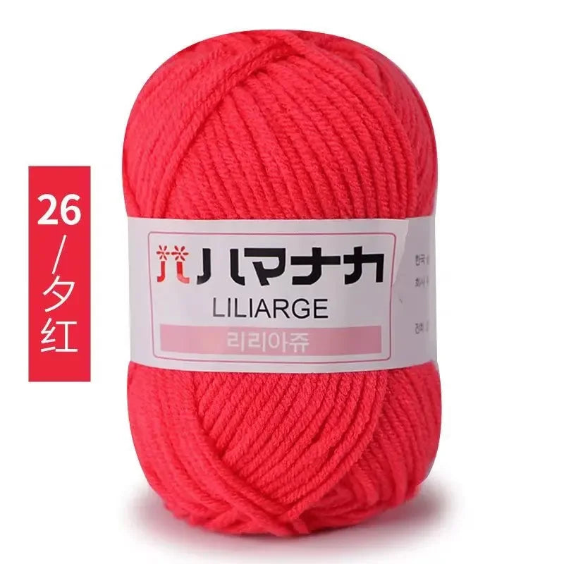 Soft Cotton Velvet Yarn Thick Knitting Crochet DIY Sweater