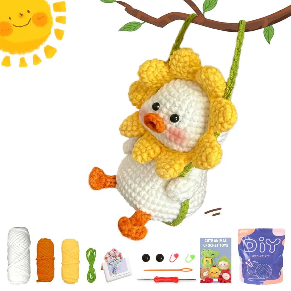 Animal Crochet Kit Beginners DIY Starter Set Step By Step