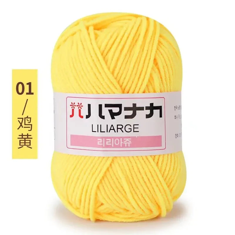 Soft Cotton Velvet Yarn Thick Knitting Crochet DIY Sweater