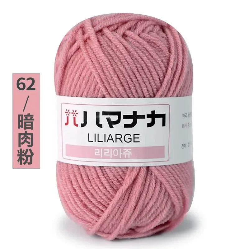 Soft Cotton Velvet Yarn Thick Knitting Crochet DIY Sweater
