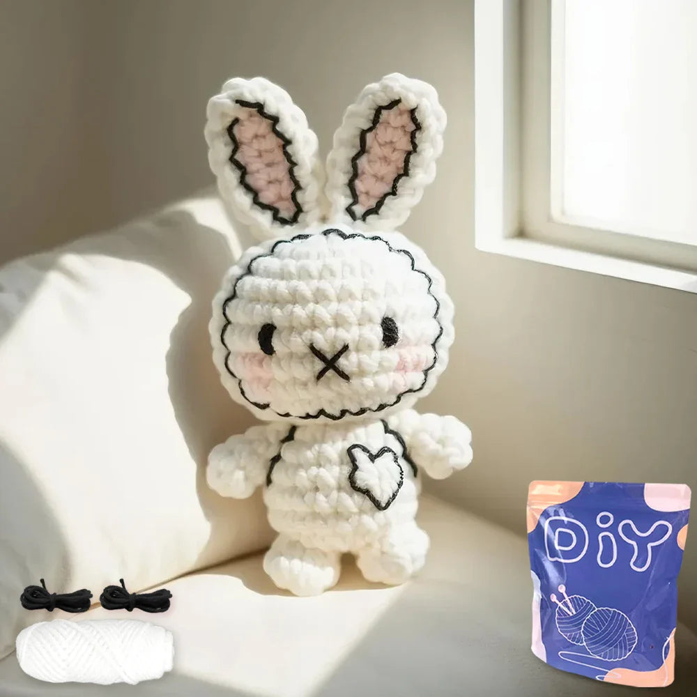 Animal Crochet Kit Beginners DIY Starter Set Step By Step