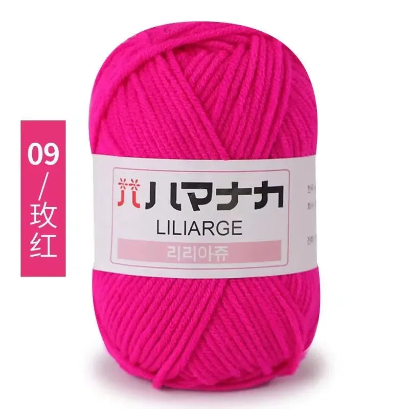 Soft Cotton Velvet Yarn Thick Knitting Crochet DIY Sweater
