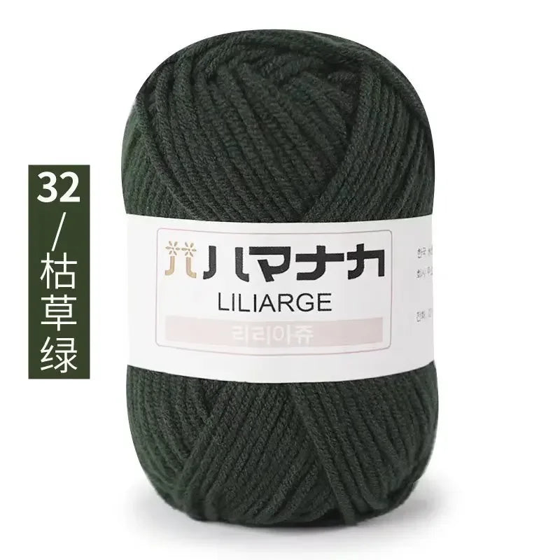 Soft Cotton Velvet Yarn Thick Knitting Crochet DIY Sweater