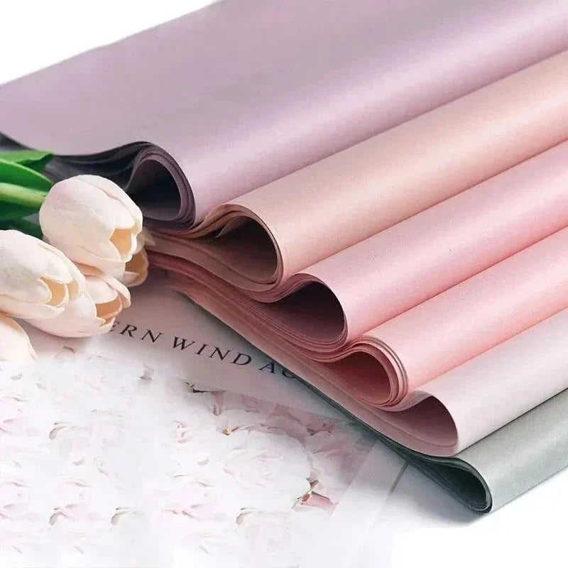 40pcs Tissue Paper Floral Wrapping Scrapbooking Craft Gift Packaging
