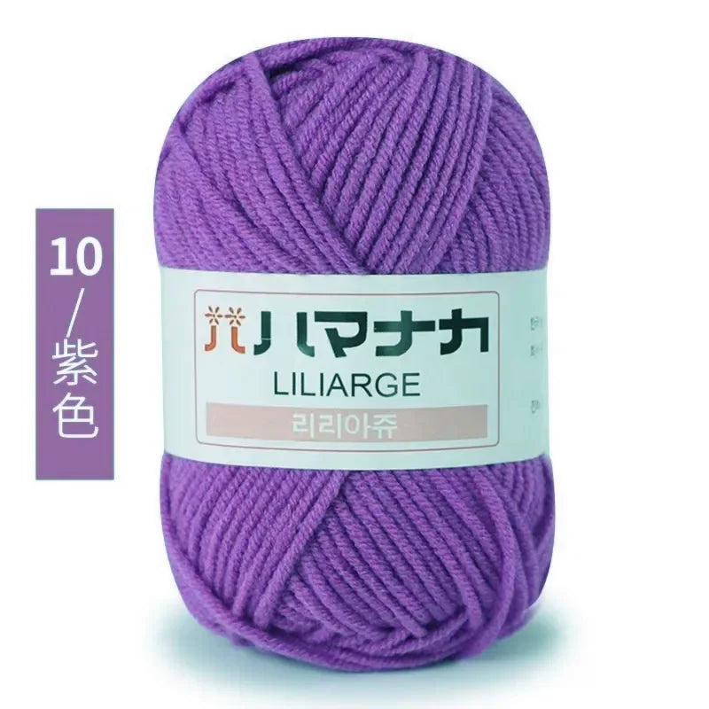 Soft Cotton Velvet Yarn Thick Knitting Crochet DIY Sweater