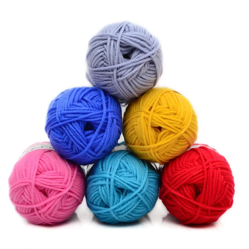 Soft Cotton Velvet Yarn Thick Knitting Crochet DIY Sweater