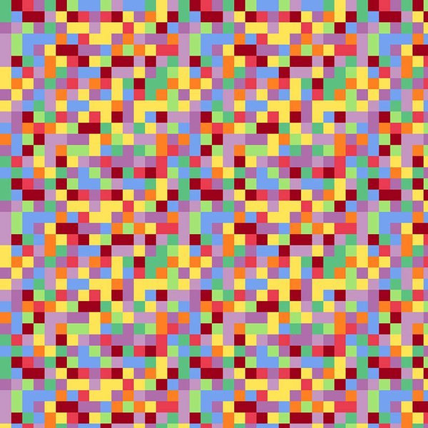 Pixel Camo Multi Cotton 44"/45" Fabric Per Yard