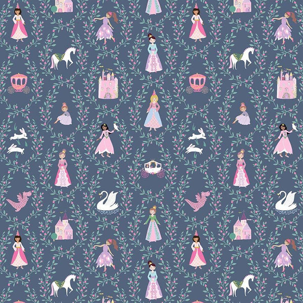 Princess Trellis Cotton 44"/45" Fabric Per Yard