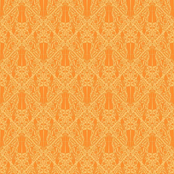 Mandarin You Got The Notion Cotton 44"/45" Fabric Per Yard
