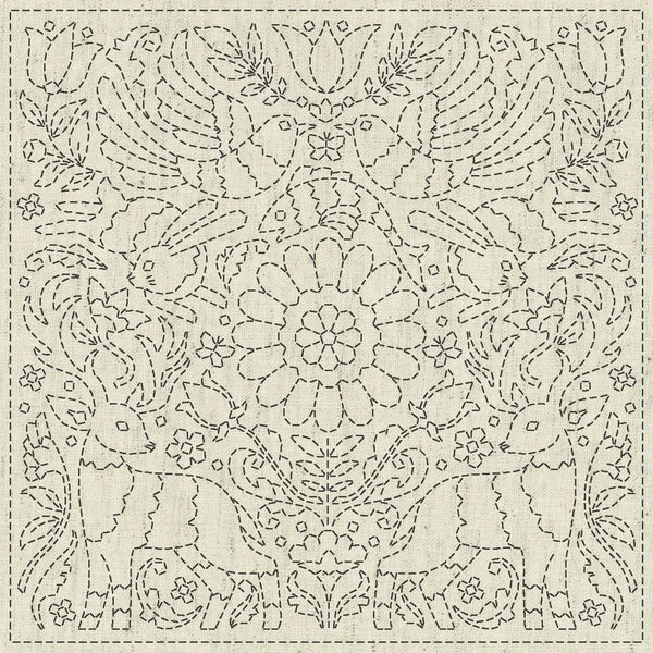 Sashiko Cloth Good News