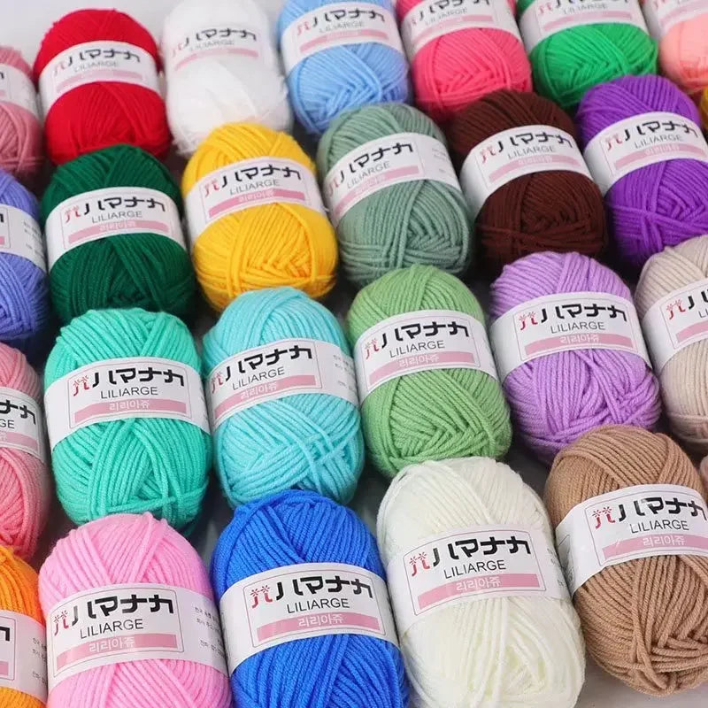 Soft Cotton Velvet Yarn Thick Knitting Crochet DIY Sweater