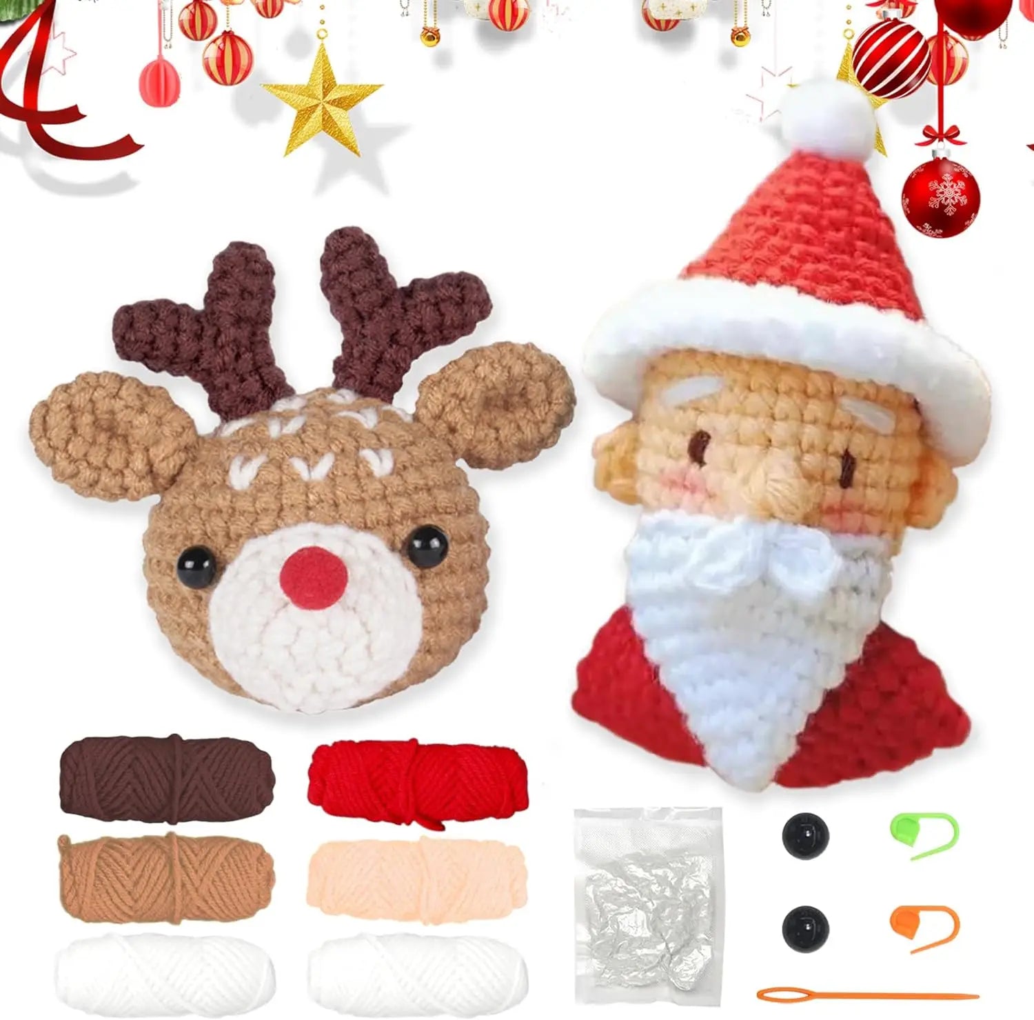 Animal Crochet Kit Beginners DIY Starter Set Step By Step