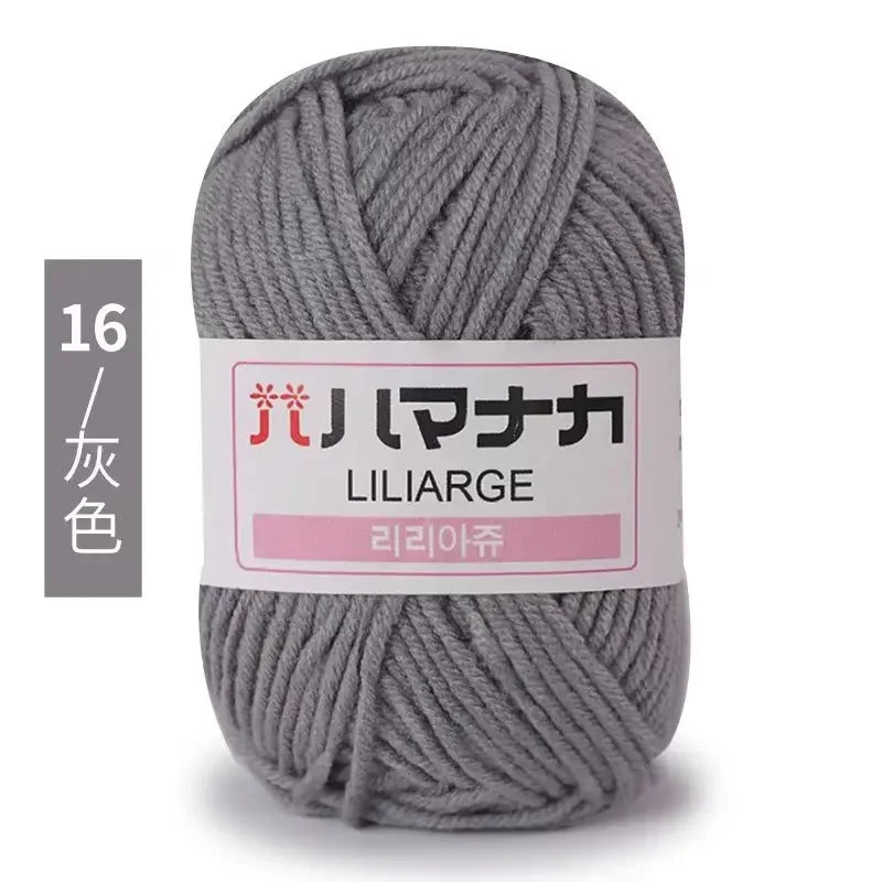 Soft Cotton Velvet Yarn Thick Knitting Crochet DIY Sweater