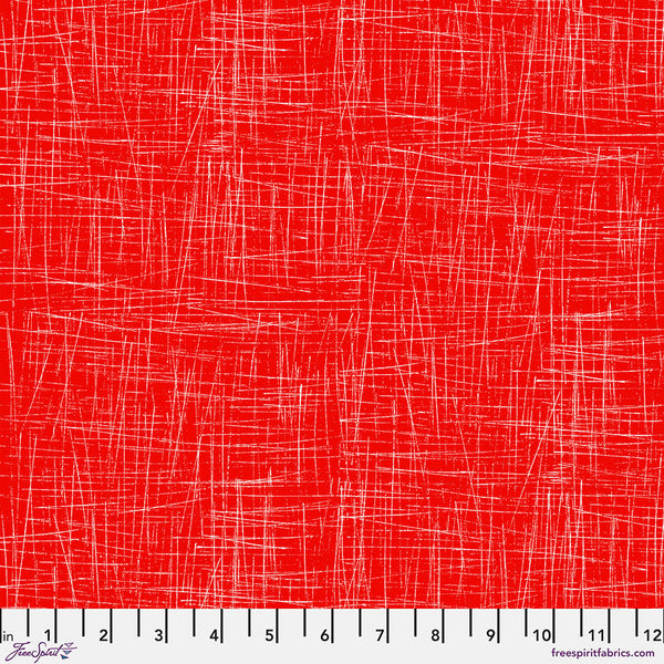 Scratch Red Cotton 44"/45" Fabric Per Yard