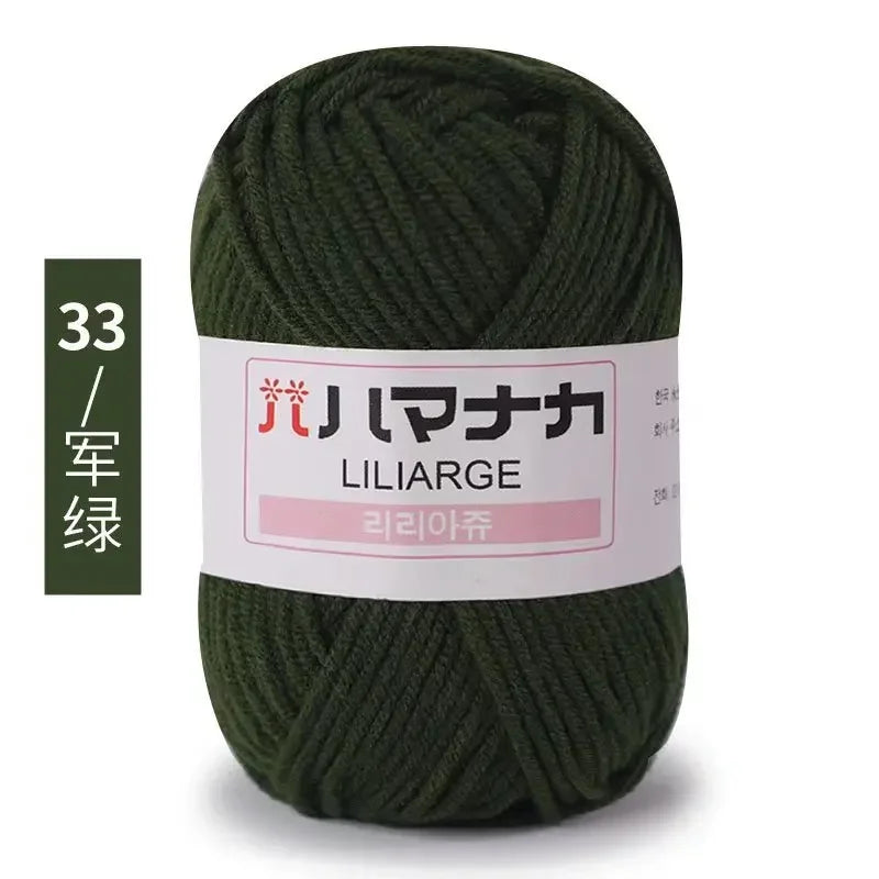 Soft Cotton Velvet Yarn Thick Knitting Crochet DIY Sweater