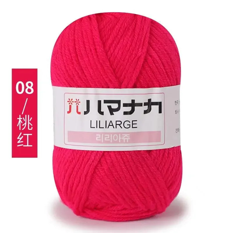Soft Cotton Velvet Yarn Thick Knitting Crochet DIY Sweater
