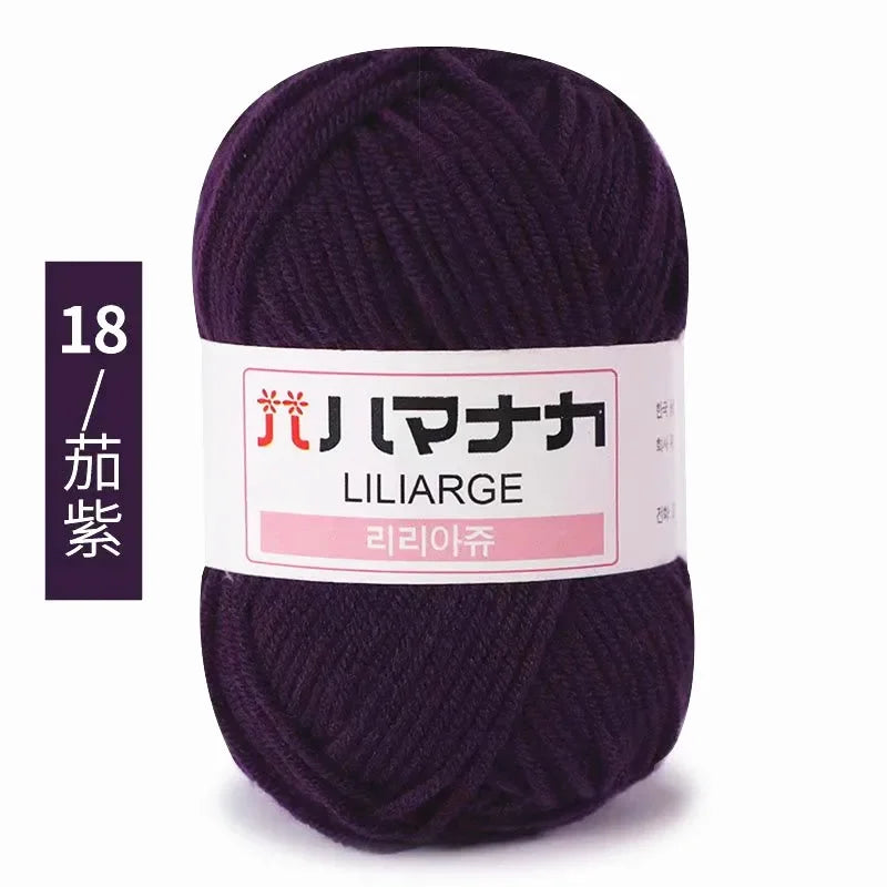 Soft Cotton Velvet Yarn Thick Knitting Crochet DIY Sweater