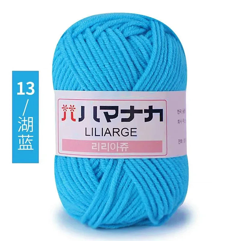 Soft Cotton Velvet Yarn Thick Knitting Crochet DIY Sweater